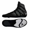 Adidas Pretereo 3 III Wrestling Sport Shoes Boots Black & Silver Lace Up