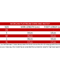 Morgan V2 Platinum Deluxe Leather Sparring Shin & Instep
