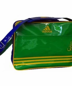 BOXING / MUAY THAI / MMA Adidas Boxing Shoulder Bag Shiny Blue/Yellow/Green Gym Equipment Gear Bag