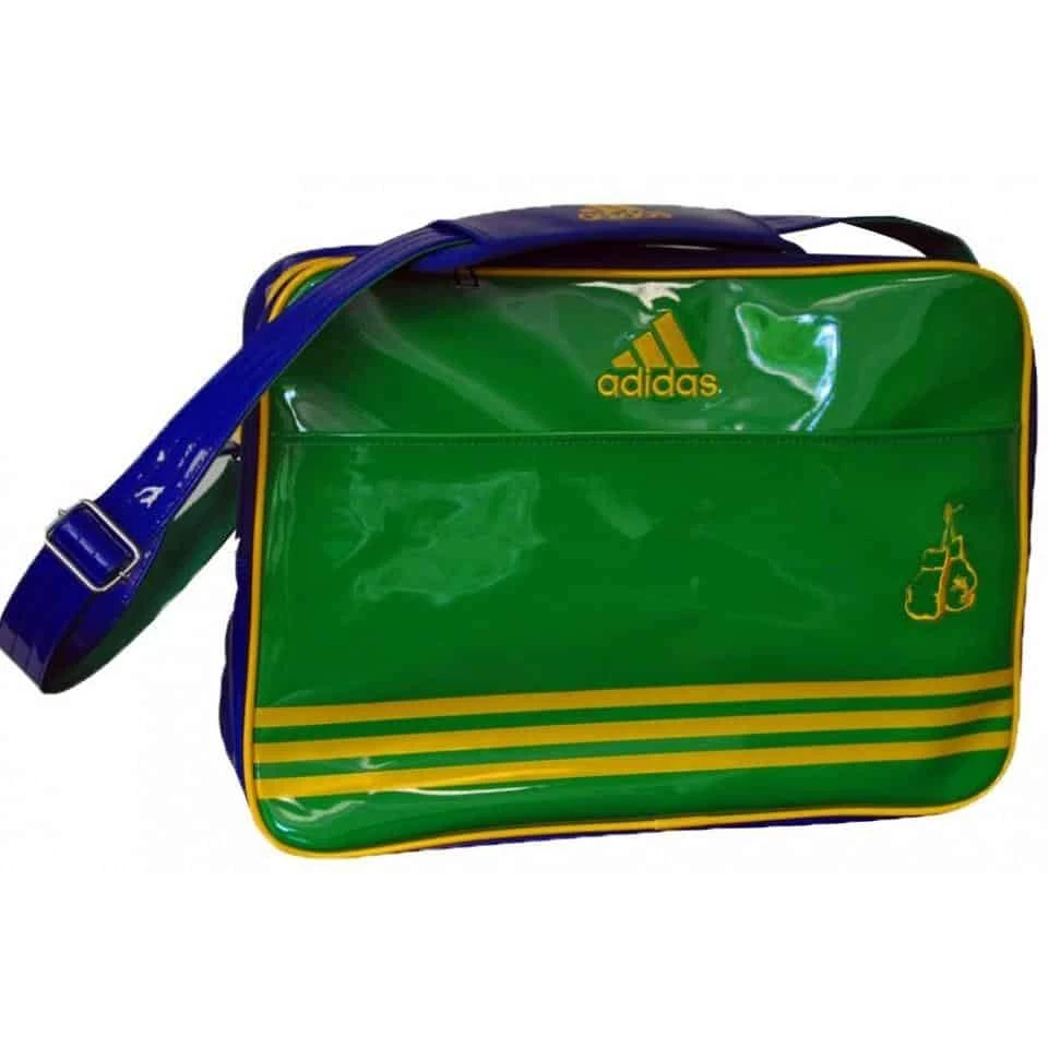 BOXING / MUAY THAI / MMA Adidas Boxing Shoulder Bag Shiny Blue/Yellow/Green Gym Equipment Gear Bag 3 BOXING / MUAY THAI / MMA Adidas Boxing Shoulder Bag Shiny Blue/Yellow/Green Gym Equipment Gear Bag