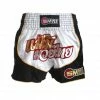BOXING / MUAY THAI / MMA SMAI - Muay Thai Shorts V5 - Black/White
