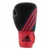 Adidas Womens Speed 100 Boxing Gloves 10oz 12oz Black & Red BOXING / MUAY THAI / MMA