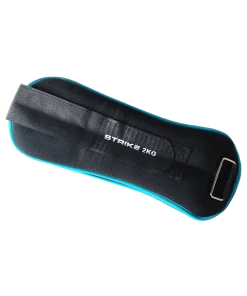 STRIKE 2kg PAIR Strap On Ankle / Wrist Weights Easy Comfortable Adjustable