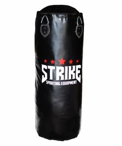 STRIKE ULTRA Heavy Duty Commercial Punching / Boxing Bag + Chain - Black