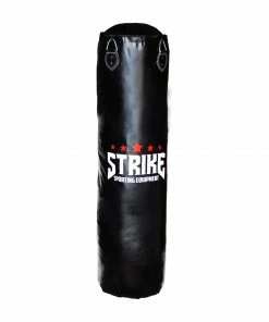 STRIKE ULTRA Heavy Duty Commercial Punching / Boxing Bag + Chain - Black