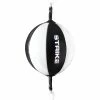STRIKE Premium Round Leather Floor To Ceiling Ball 10" + Straps - Black / White
