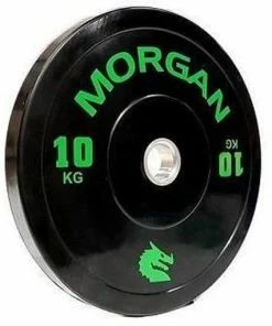 WEIGHTLIFTING MORGAN 10KG Olympic Bumper Weight Plates Gym Set (PAIR) 2x 10KG
