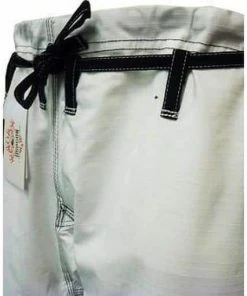 Gis Morgan Dragon Fight Wear Competition BJJ Pants (White) IBJJF APPROVED