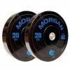 MORGAN 20KG Olympic Bumper Weight Plates Gym Set (PAIR) 2x 20KG