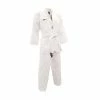 MARTIAL ARTS SMAI TKD Uniform 8oz Ribbed Student Dobok (White V-Neck) Gi + White Belt 1 MARTIAL ARTS SMAI TKD Uniform 8oz Ribbed Student Dobok (White V-Neck) Gi + White Belt
