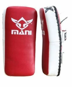 Mani Tuffx Muay Thai Kick Pads PAIR Red BOXING / MUAY THAI / MMA
