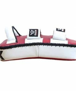 Mani Tuffx Muay Thai Kick Pads PAIR Red BOXING / MUAY THAI / MMA