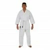 MARTIAL ARTS SMAI Karate Uniform 14oz Canvas Gi (White) Double Stitched + White Belt
