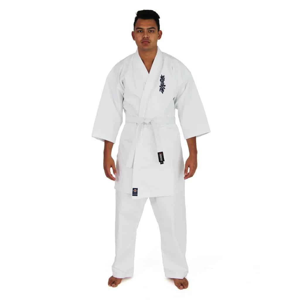 SMAI Kyokushin Martial Arts Uniform 8oz Student Gi Double Stitched + White Belt 3 SMAI Kyokushin Martial Arts Uniform 8oz Student Gi Double Stitched + White Belt
