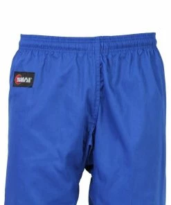 SMAI Karate Uniform 8oz Student Gi (Blue) Double Stitched + White Belt