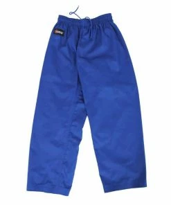 SMAI Karate Uniform 8oz Student Gi (Blue) Double Stitched + White Belt