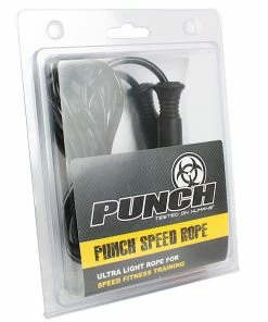 Punch Urban Ultra Light Speed Skipping 9ft Rope - Black