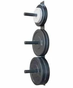 MORGAN Wall Mounted Bumper Weight Plates Storage Rack