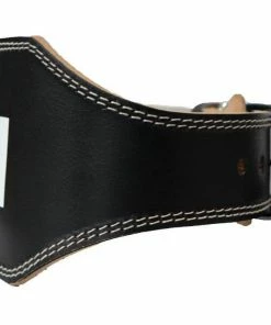 MANI Deluxe Leather 6" Weight Lifting Gym Exercise Belt Rack Support WEIGHTLIFTING