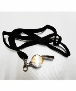 Morgan Chrome Premium Quality Whistle + Lanyard PW-1