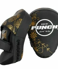 Punch Womens Focus Pads Skull Art Black Limited Edition
