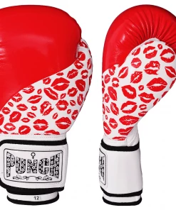 Punch Womens Boxing Gloves Lip Art Red 12oz Limited Edition BOXING / MUAY THAI / MMA