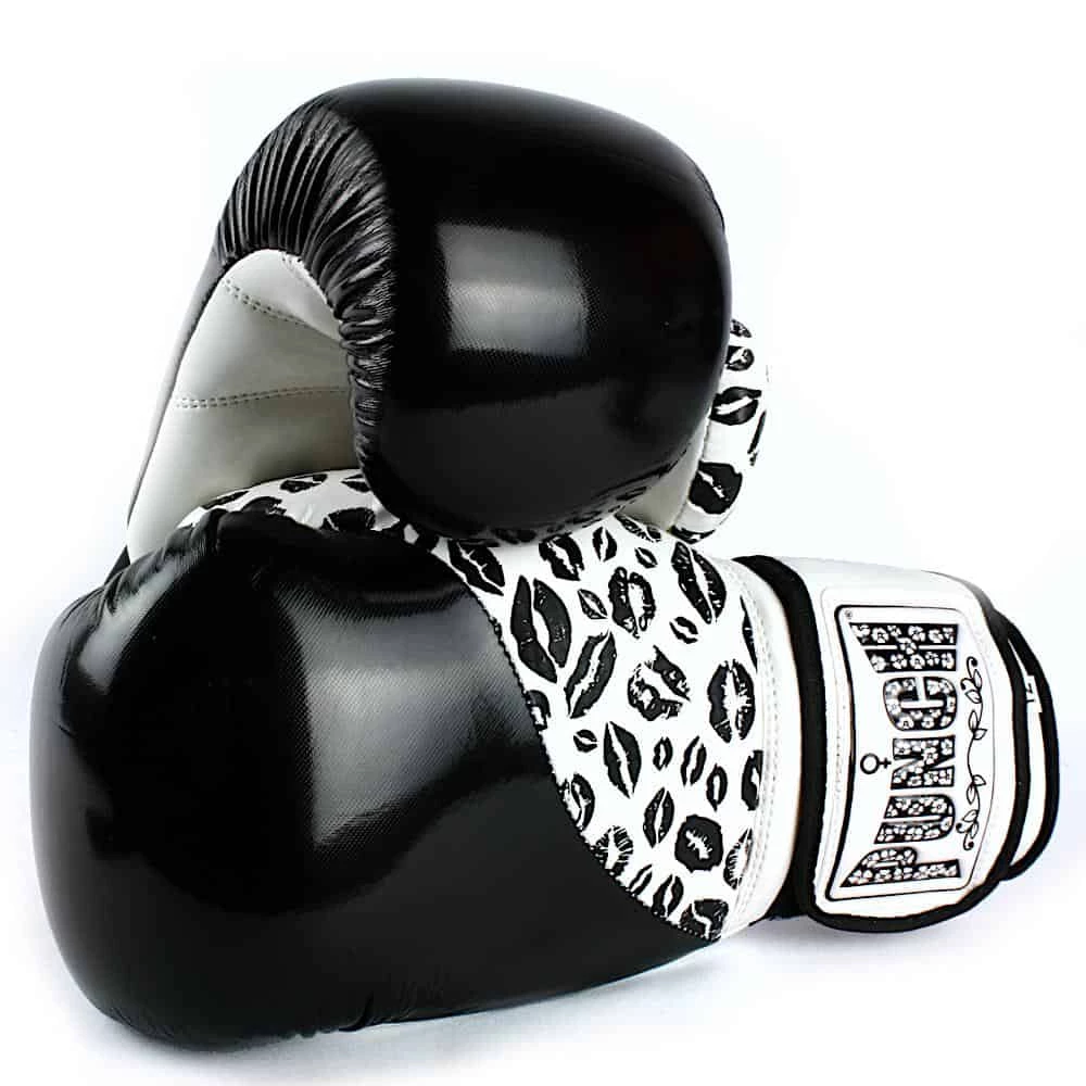 Punch Womens Boxing Gloves Lip Art Black Limited Edition BOXING / MUAY THAI / MMA 6 Punch Womens Boxing Gloves Lip Art Black Limited Edition BOXING / MUAY THAI / MMA