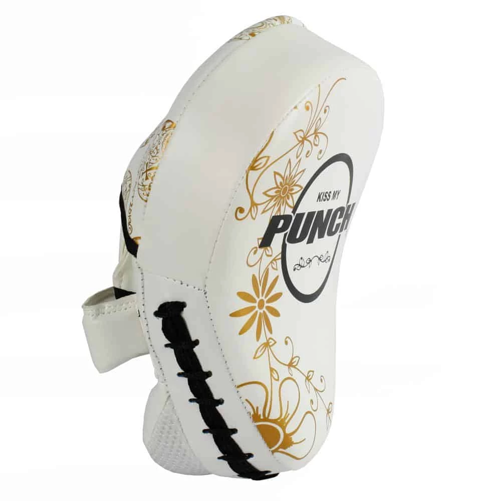 Punch Womens Focus Pads Skull Art White Limited Edition BOXING / MUAY THAI / MMA 10 Punch Womens Focus Pads Skull Art White Limited Edition BOXING / MUAY THAI / MMA