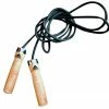 Adidas Premium Nylon 9ft Skipping Rope Bearing Wooden Handles Cardio Training FUNCTIONAL FITNESS
